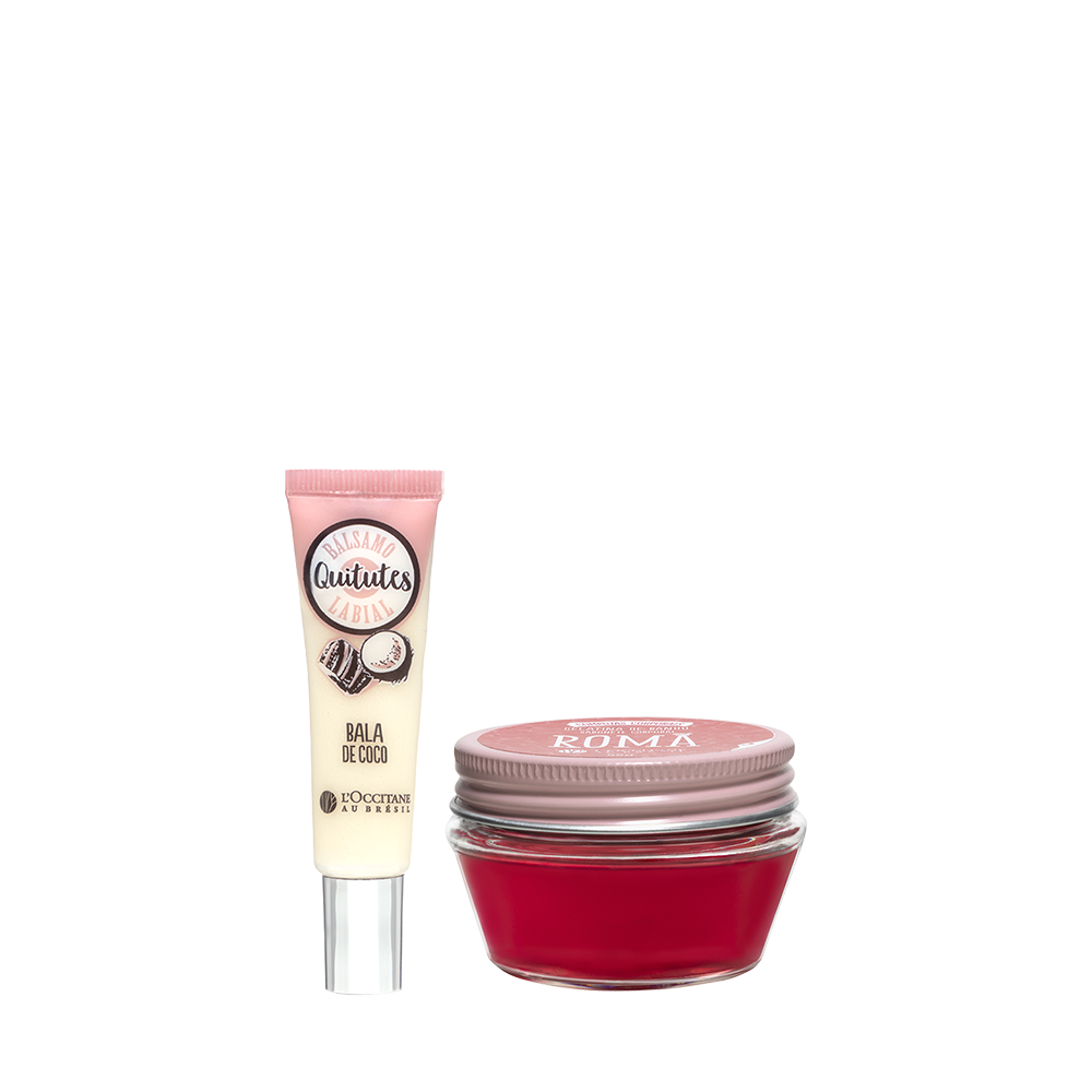 Dupla Gelatina Corporal Romã e Quitute Coco